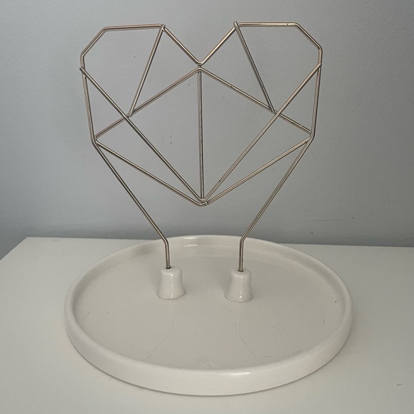 Geometric Heart Jewellery Stand - Picture 4 of 7